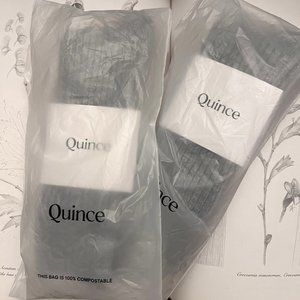 Quince Cashmere Trouser Sock (New In Package) in Heather Grey